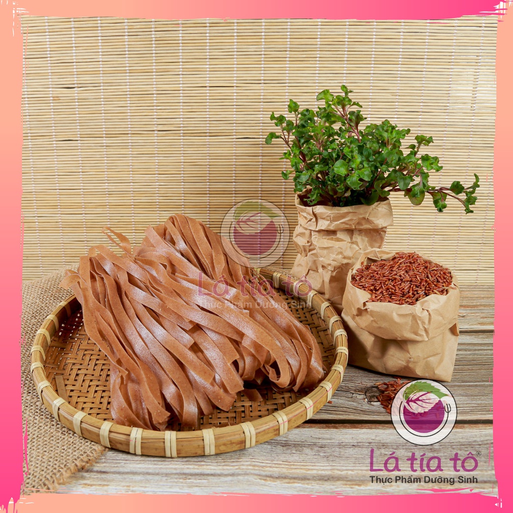 MÌ QUẢNG GẠO LỨT ĐỎ - LÁ TÍA TÔ