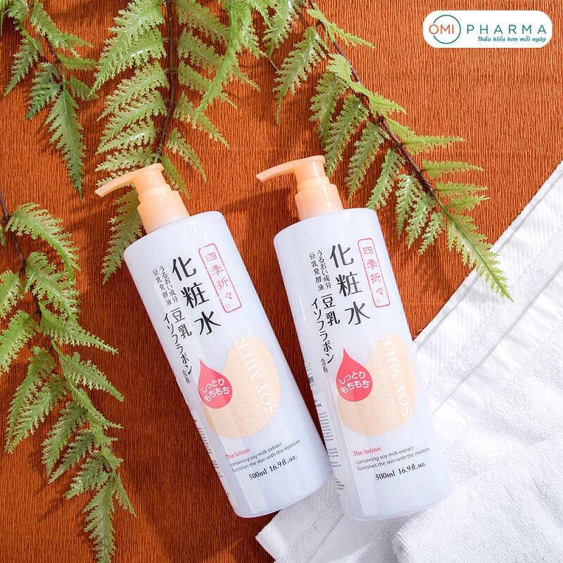 Combo 03 Sản Phẩm Lotion, Sữa Tắm, Sữa Rửa Mặt Tinh Chất Đậu Nành Shikioriori Nhật Bản