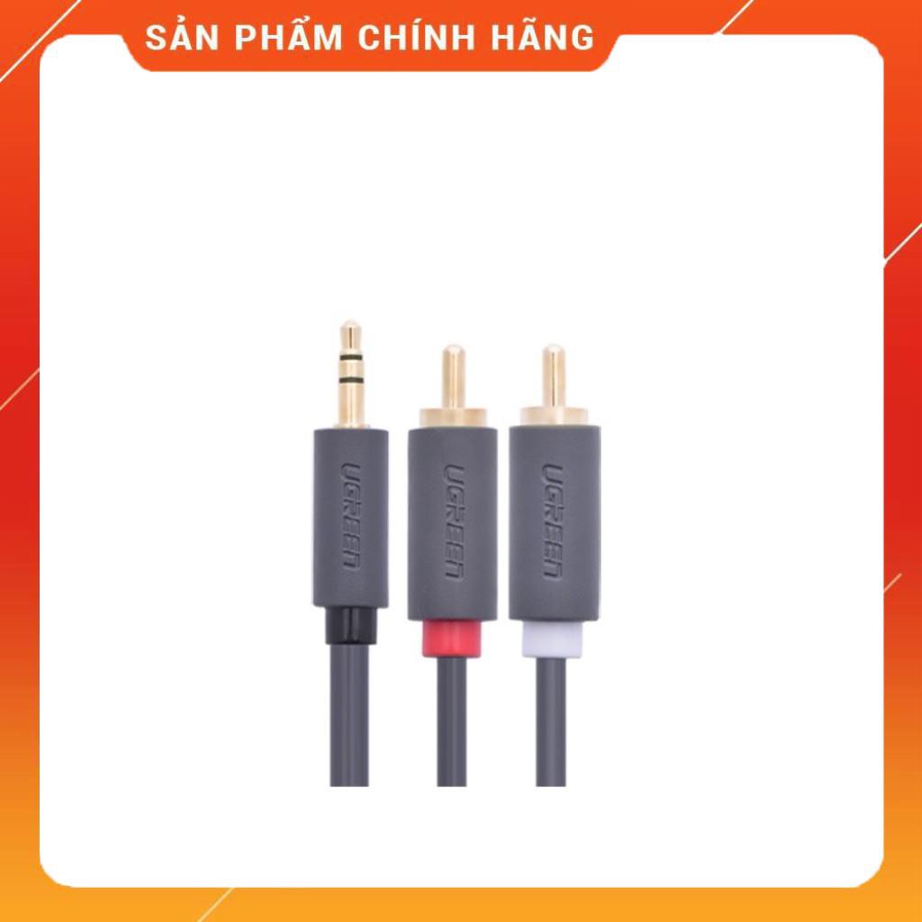 Dây chuyển đổi 3.5mm ra 2RCA (HOA SEN) UGREEN AV102 dailyphukien