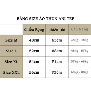 [UNISEX] Áo Thun Cotton 100% Cực Chất