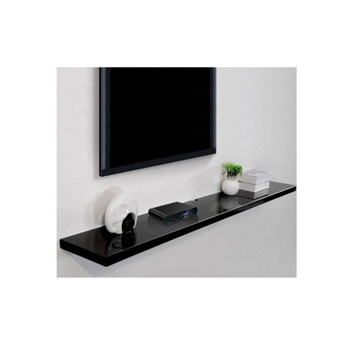 Kệ TV, Kệ Gắn Tường Cao Cấp - 1 Thanh Đen (100cm x 20cm), Xưởng Gỗ Hùng Vương