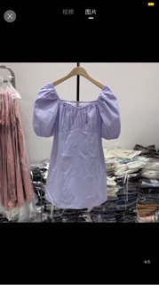 Váy tím hot trend xinh yêu