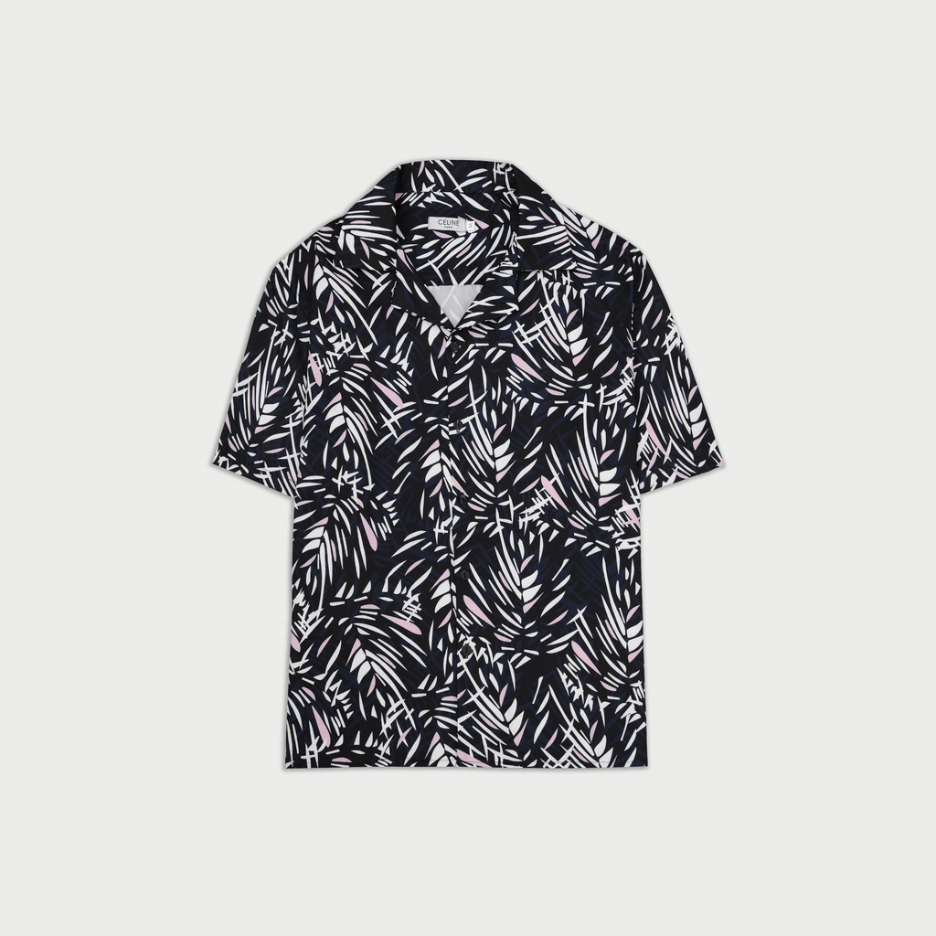 Áo sơ mi nam FLEX Fullbox ngôi sao, vải lụa thoáng mát , mềm mịn, thấm hút , không nhăn, áo sơ mi họa tiết