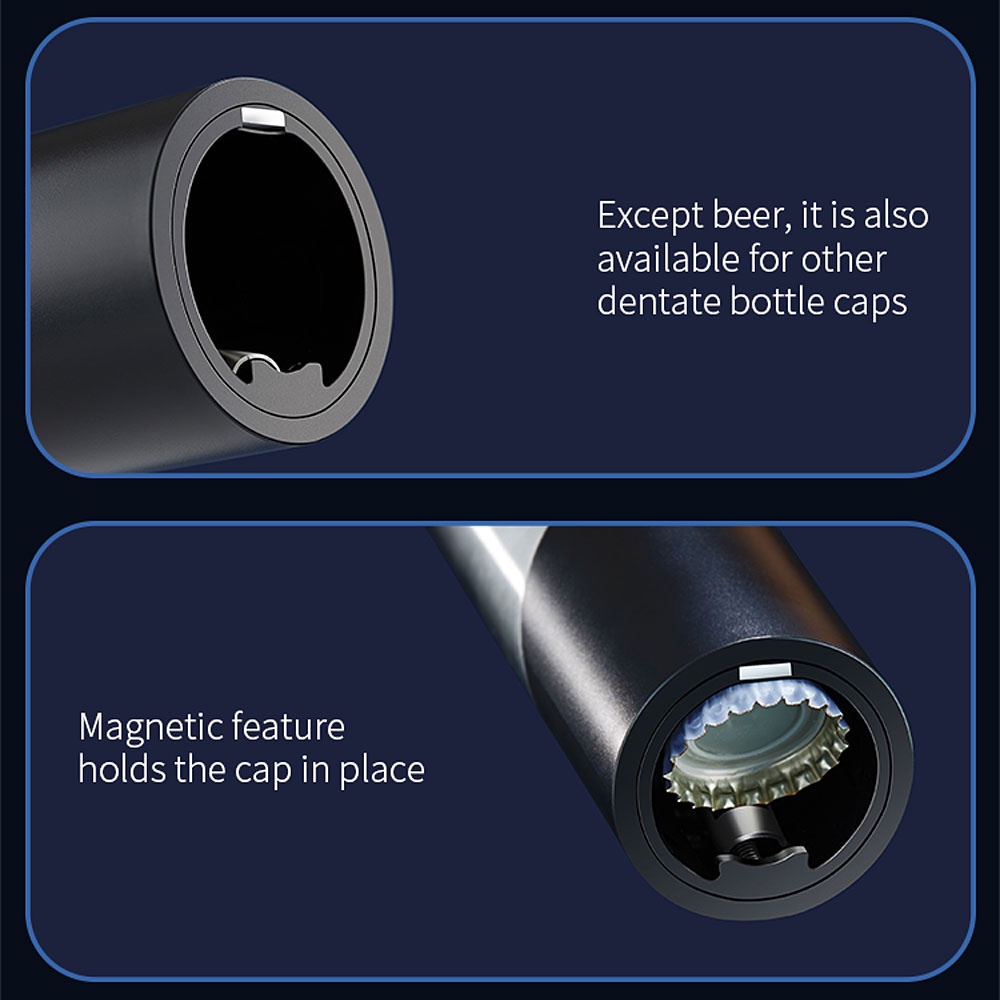 Uareliffe 2 In 1 Wine Beer Opener With Foil Cutter