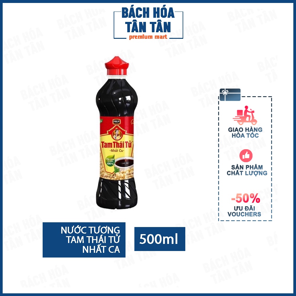 Nước tương Tam Thái Tử nhất ca, chai 500ml