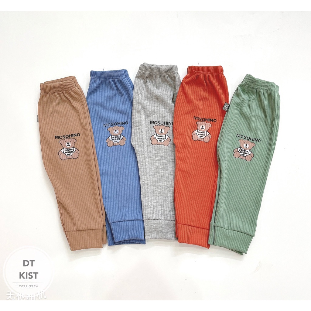 Quần Dài Thun Tăm Cho Bé Size 8-20 kg