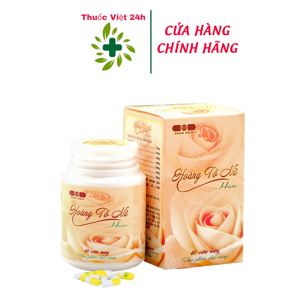 Viên Uống Hoàng Tố Nữ Hoa Sen giúp bổ sung ích khí, sinh tân, chỉ khát, giảm thiểu tình trạng khí hư & huyết trắng