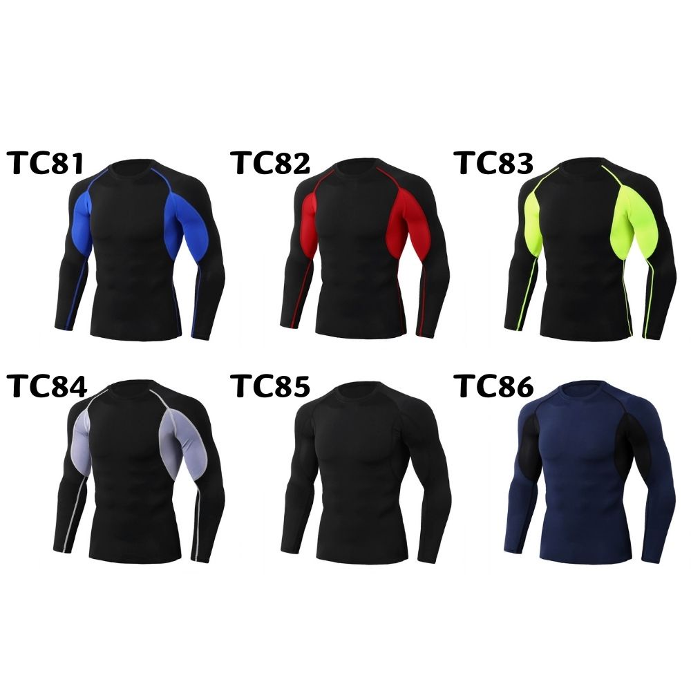 Áo thun thể thao dài tay thấm hút mồ hôi nhanh cho nam