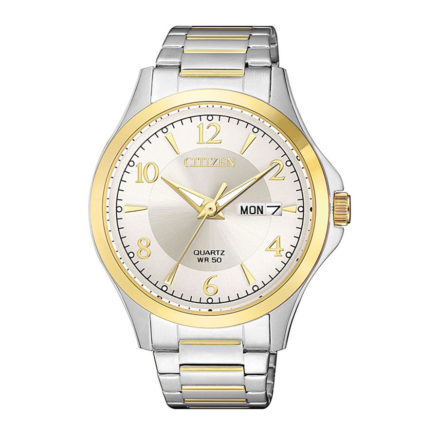Đồng Hồ Nam Citizen Dây Thép Không Gỉ BF2005-54A - Mặt Trắng