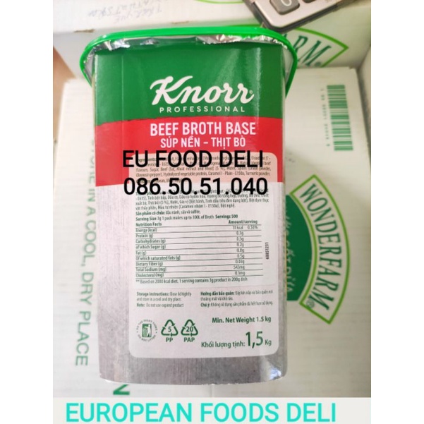 Súp Nền Thịt Bò Knorr Beef Broth Base Unilever Food
