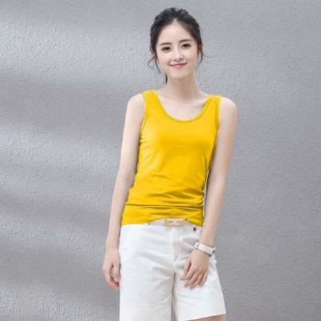 Áo thun nữ,  Áo Sát Nách Nữ Dáng Ôm , chất Cotton mịn mát , có độ co giãn tốt hợp với mọi lứa tuổi - men87_store
