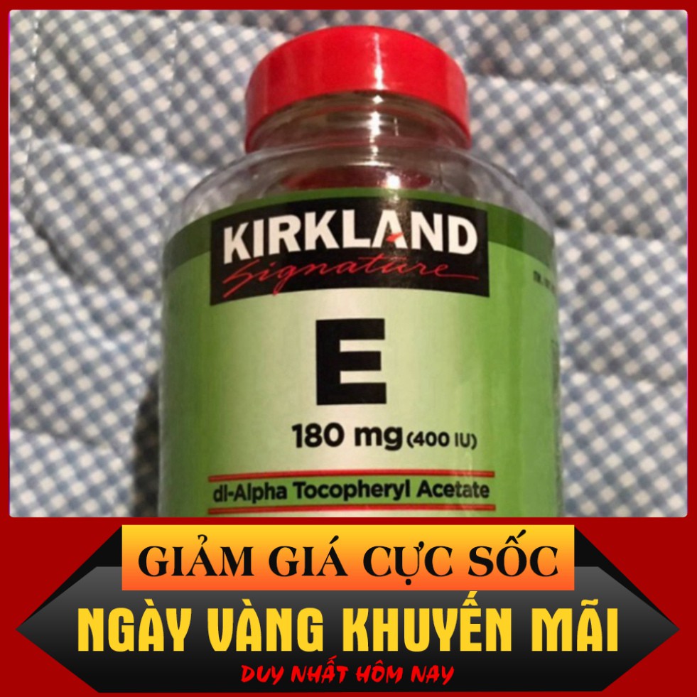 GIÁ CỰC KHỦNG  Viên uống bổ sung Vitamin E 400 I.U Kirkland 500 Viên Của Mỹ GIÁ CỰC KHỦNG
