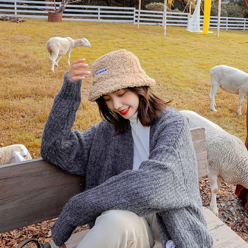 Mũ lông cừu phong cách thời trang Hàn Quốc dành cho phái đẹp