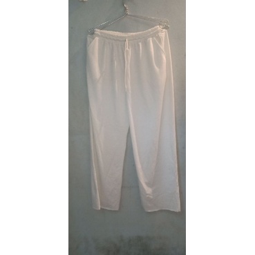 Pass/Thanh lý new Quần Jogger nỉ Trắng
