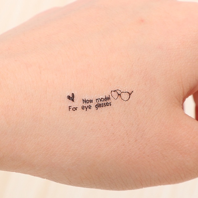 Chu sa, hình xăm dán (temporary tattoo)