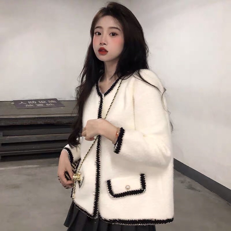 Áo Khoác len tay dài,trẻ trung, chất Len dày dặn, kiểu dáng Hàn Quốc - Hàng QC | BigBuy360 - bigbuy360.vn