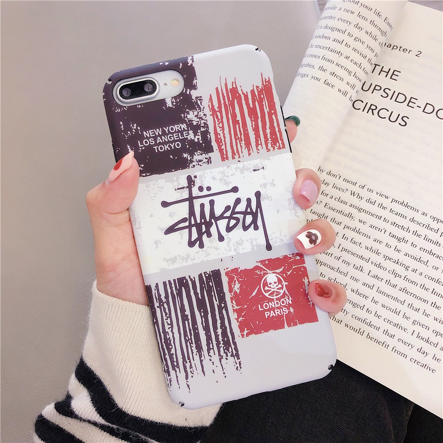 Ốp Điện Thoại Cứng Dạ Quang In Hình Stussy London Cho Samsung S20 Plus S20 + S10 S10 + Note9 Note8 Note10 Note10 + S9 S9 +