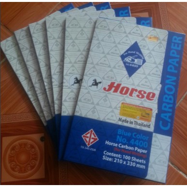 Giấy than Horse xanh