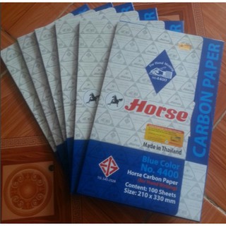 Giấy than Horse xanh