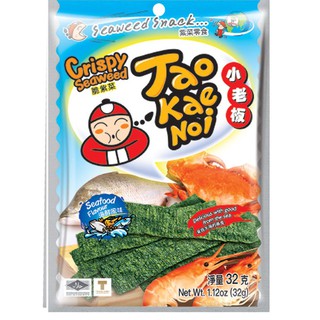 [FREE SHIP 99K] SNACK RONG BIỂN SẤY TAOKAENOI VỊ HẢI SẢN - 32G