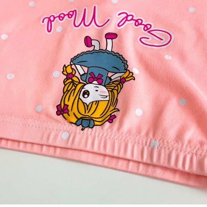 Cá Tuyết [2XL-L-M] [3-14 Năm]☑️ Quần Lót Vải Lụa Thời Trang Đáng Yêu Dành Cho Bé Gái Z020# Quần Short In Họa Tiết Hoạt Hình Dễ Thương Cho Bé