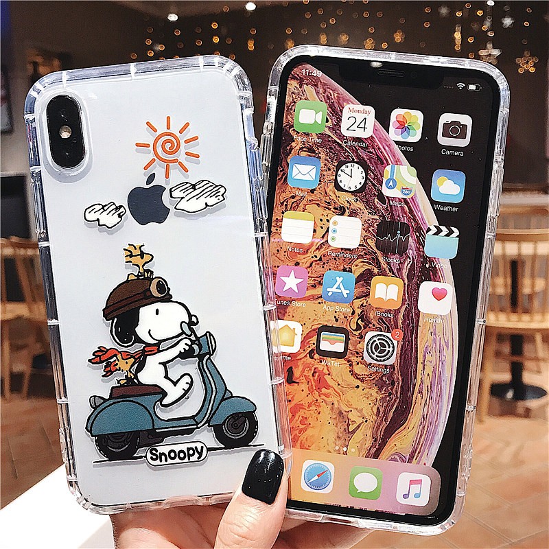 [ SAMSUNG ] Ốp Lưng Silicon Chống Sốc Snoopy I - I002 | BigBuy360 - bigbuy360.vn