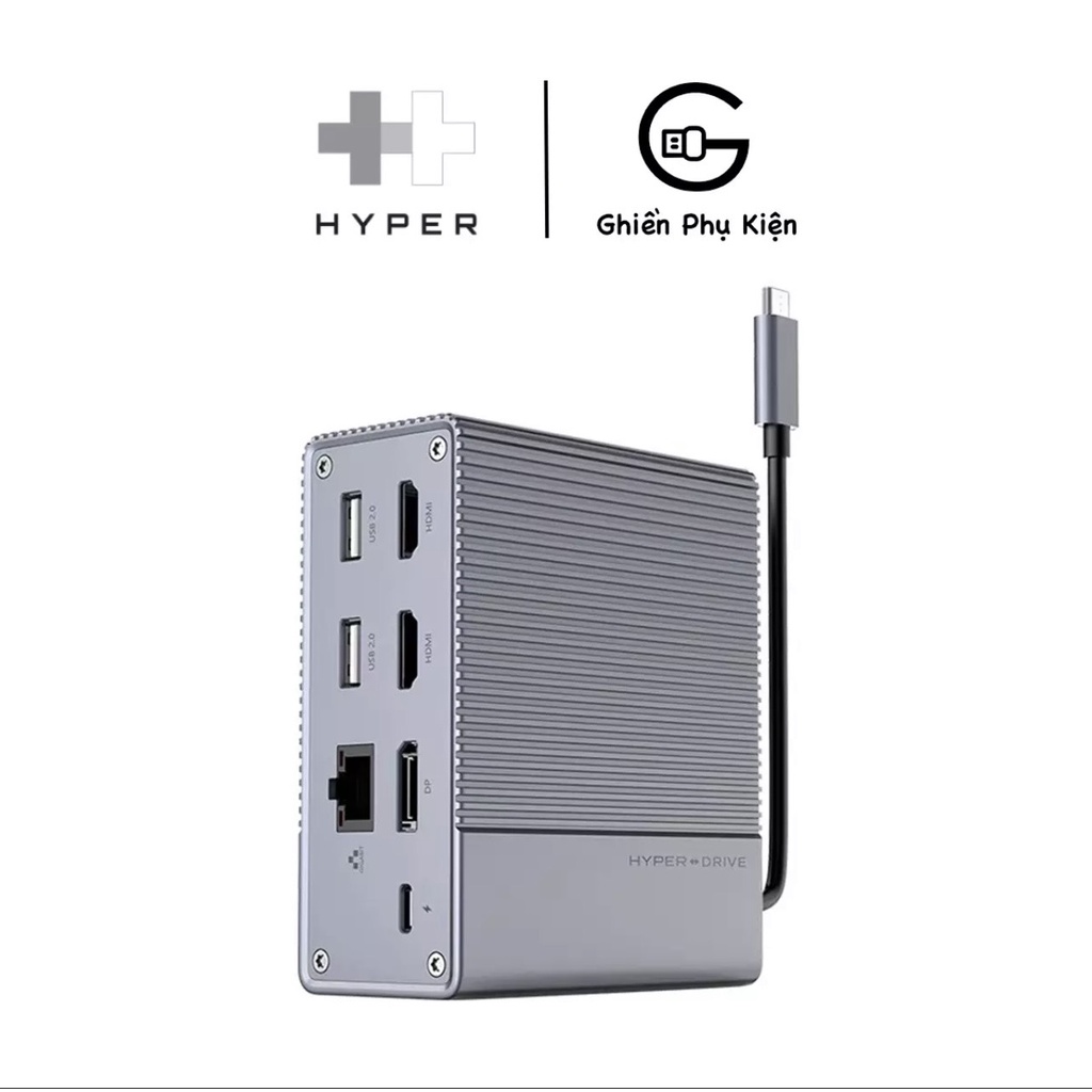 Cổng Chuyển HyperDrive GEN 2 12IN1 For Macbook, iPad Pro 20182020, PC &amp; DEVICES G212