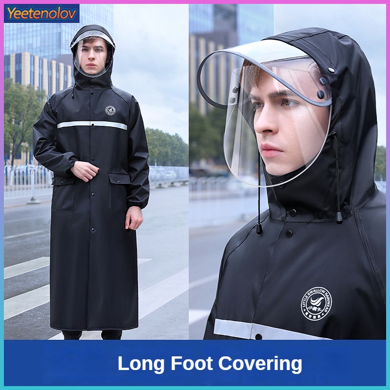 One Áo Mưa Dáng Dài Vải Oxford Chống Lửa Tiện Dụng Cho Nam