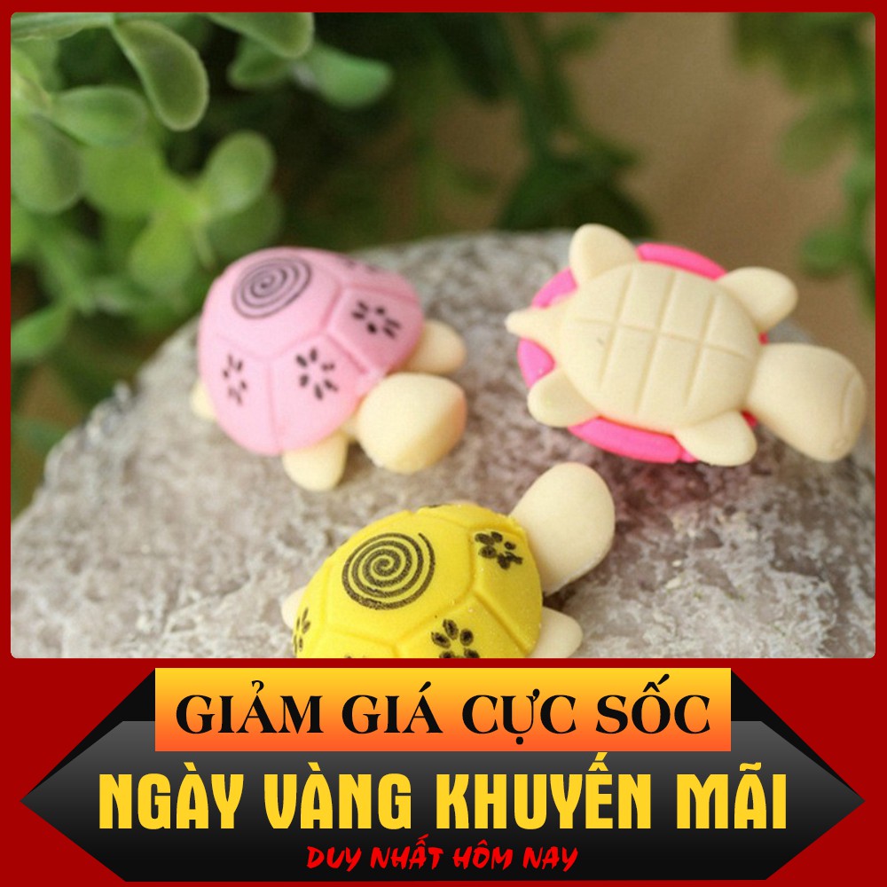 (Mua Ngay)  Combo 2 gôm tẩy hình chú rùa - 8233 (Rẻ Bất Ngờ)