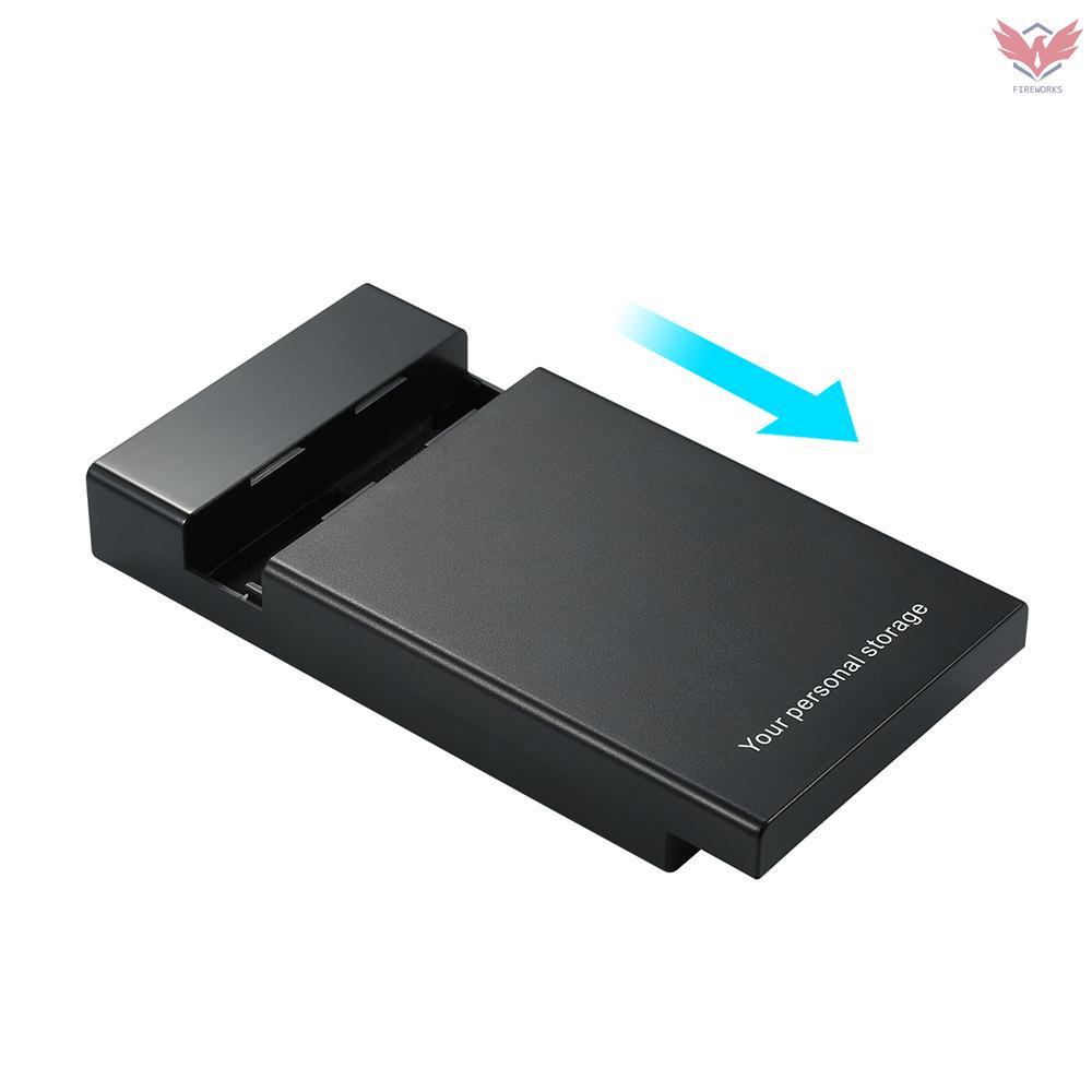 Fir External 6Gbps USB 3.0 to SATA III 2.5Inch 3.5Inch Hard Drive Enclosure HD SSD HDD Box for 2.5" 3.5" Laptop Desktop Hard Disk