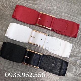 Đai váy mặt vuông bọc da 3 màu