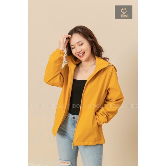 Áo khoác gió nữ 2 lớp cao cấp Hidoli chính hãng