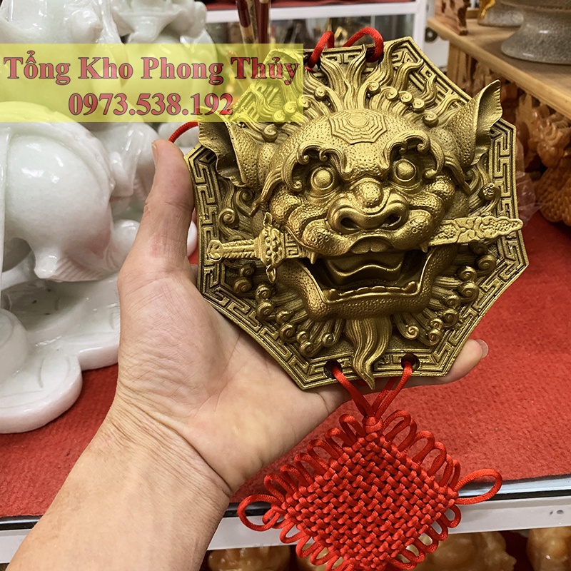 Mặt Hổ Phù Đồng Nguyên Chất/ Gương Bát Quái Hổ Phù Đồng