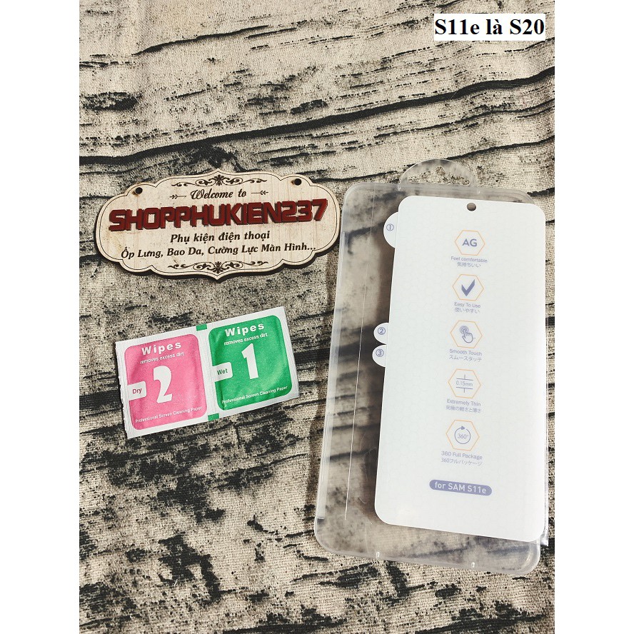 Dán Dẻo Mặt Trước PPF Samsung S20 , S20+ , S20 Ultra Hay S11e , S10 , S10+ Dán Dẻo Cao Cấp PPF