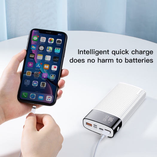 【KUULAA FAST CHARGE】Sạc dự phòng KULAA 20000mah màn hình LED sạc nhanh PD/QC4.0 cho tất cả các hãng Apple/ Samsung/ Mi