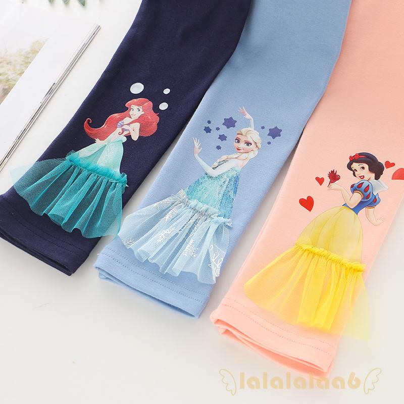 Quần Legging Co Giãn Màu Trơn Cho Bé Laa6