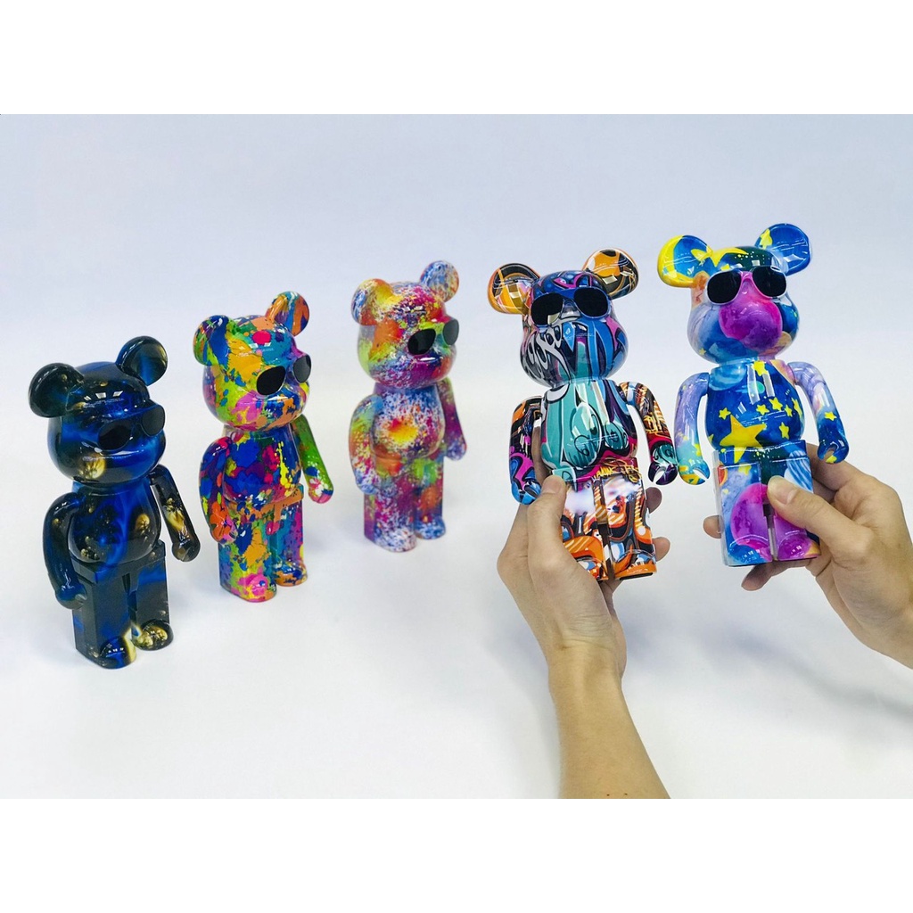 Loa Bluetooth Gấu Bearbrick B5+ Loa bluetooth sử dụng 6-8 tiếng Gấu Mini B5 Màu Sắc Sang Chảnh Mẫu Mới 2022