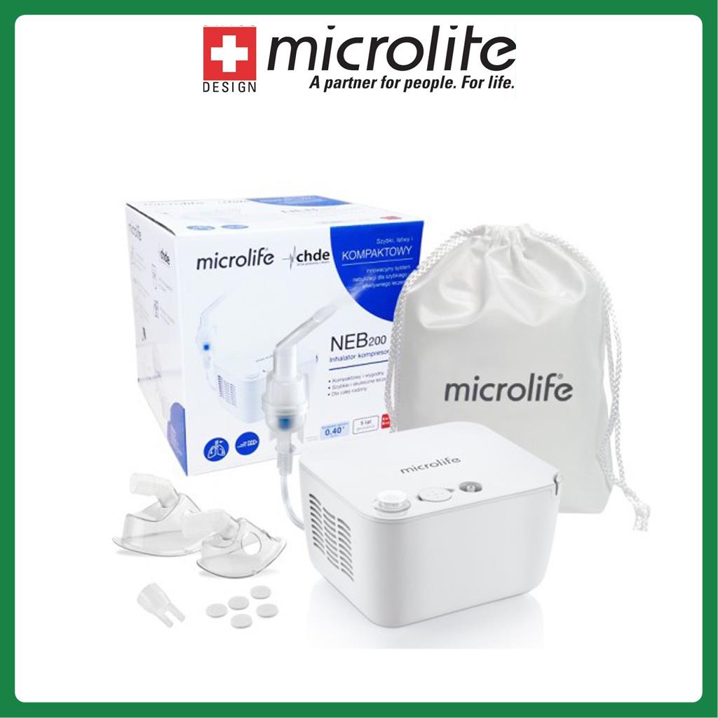 MÁY XÔNG MŨI HỌNG MICROLIFE NEB 200 - THƯƠNG HIỆU THỤY SỸ- BẢO HÀNH 3 NĂM