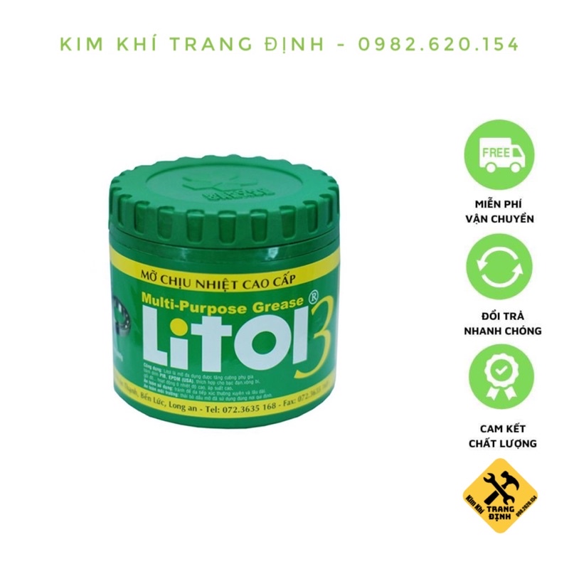 Mỡ bò chịu nhiệt Litol 400G