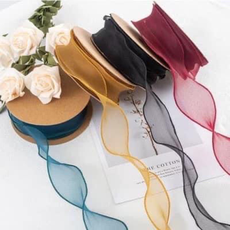 Cuộn duy băng voan bản 5cm siêu sang chảnh
