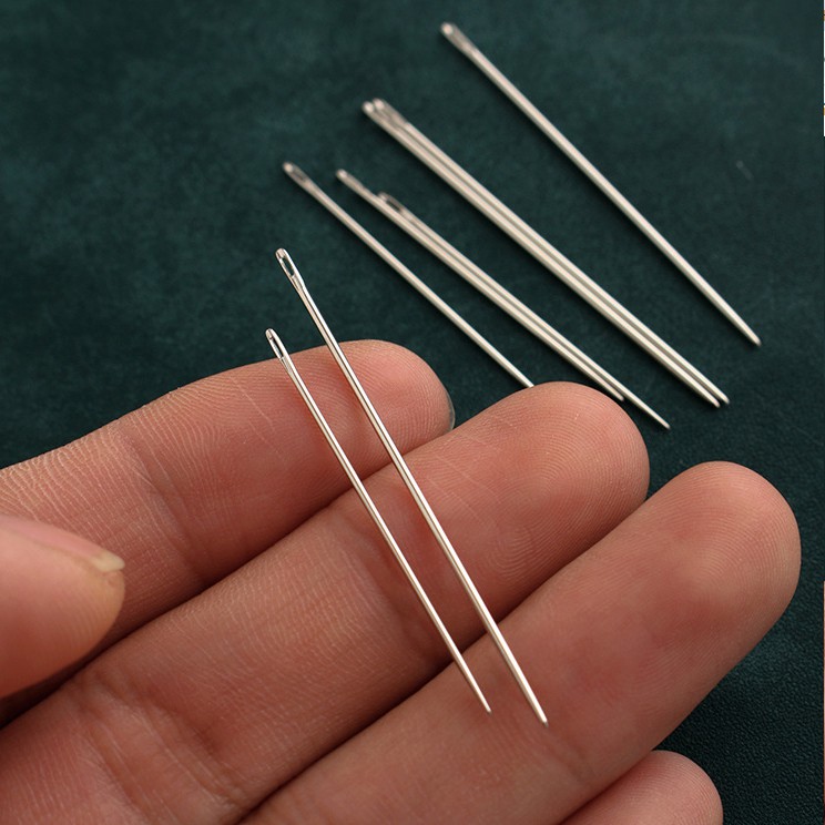 Vỉ 5 kim khâu jamas Herme.s đầu tù - dụng cụ làm đồ da thủ công