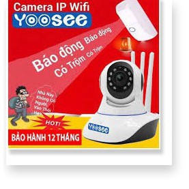 [ GIÁ HUỶ DIỆT] Camera Wifi Không Dây Yoosee 3 Râu 2.0 FULL 1080P