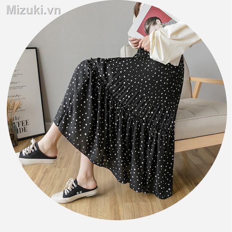 Chân Váy Dài Họa Tiết Chấm Bi Thời Trang Nữ | BigBuy360 - bigbuy360.vn