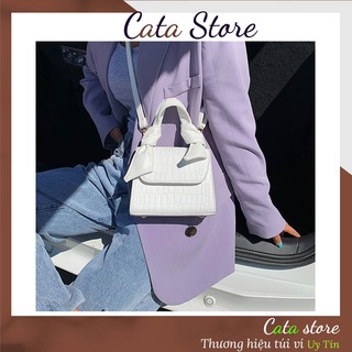 Túi Xách Nữ Hàn Quốc CATA BAG Bản Quai Xách Kèm Dây Đeo Chéo Thay Thế Tiện Lợi TX0016