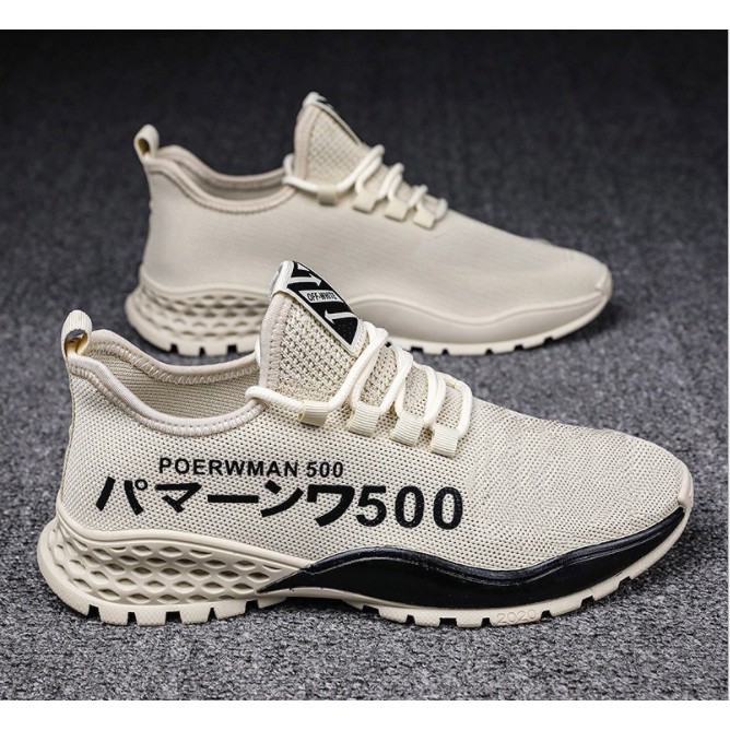 Giày thể thao nam màu nhạt chữ hàn | BigBuy360 - bigbuy360.vn