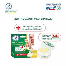 Son dưỡng môi chuyên biệt dành cho môi khô, nứt nẻ Mentholatum Medi Lip Stick/ Lip Balm