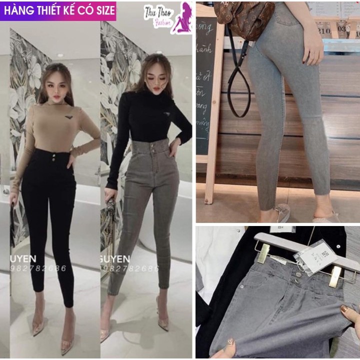 ❤️ BÁN SỈ - GIÁ RẺ ❤️ Quần Baggy Dạ Chéo 2 Khuy Chân Nữ, Ống dài eo thon mông nảy, vô cùng tôn dáng siêu hách chân