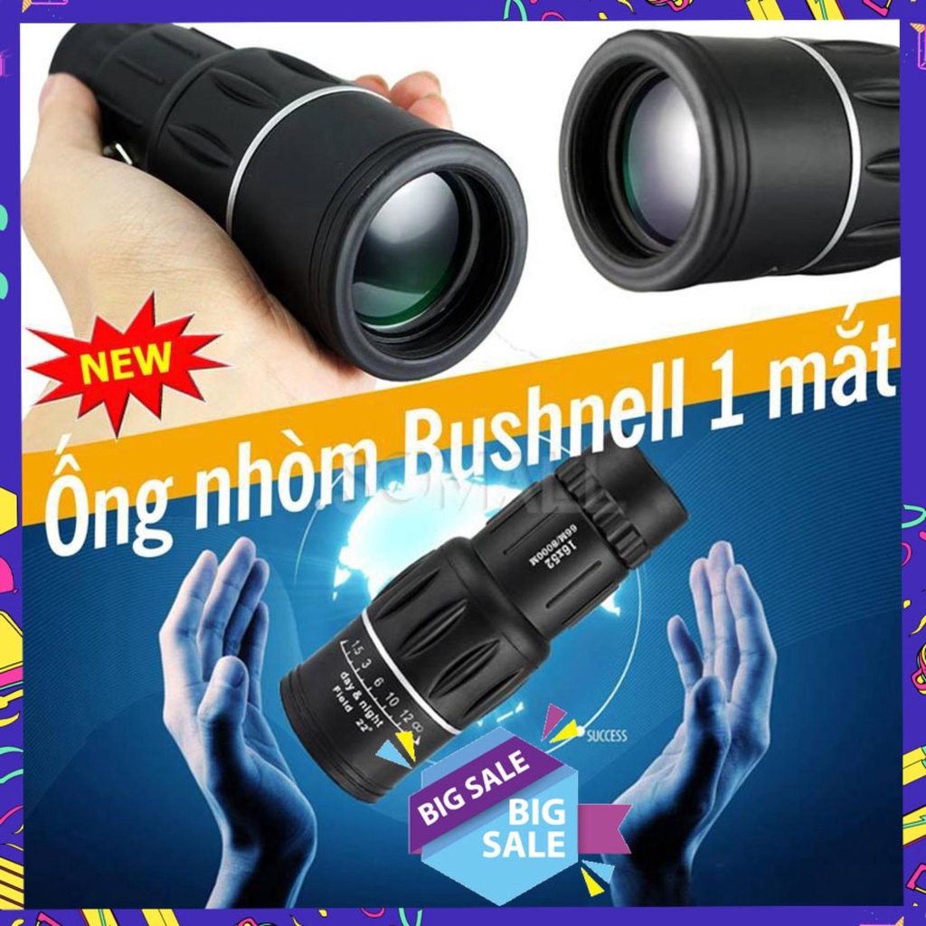 Ống ngắm ban đêm, Ống nhòm Bushnell 1 mắt cao cấp, độ room nhanh chóng, nhìn xa, sắc nét, bảo hành 1 đổi 1