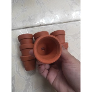 20 cái Chậu Đất Nung 5x5cm