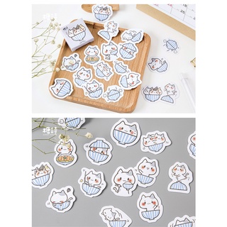 Hộp 45 stickers hình mèo